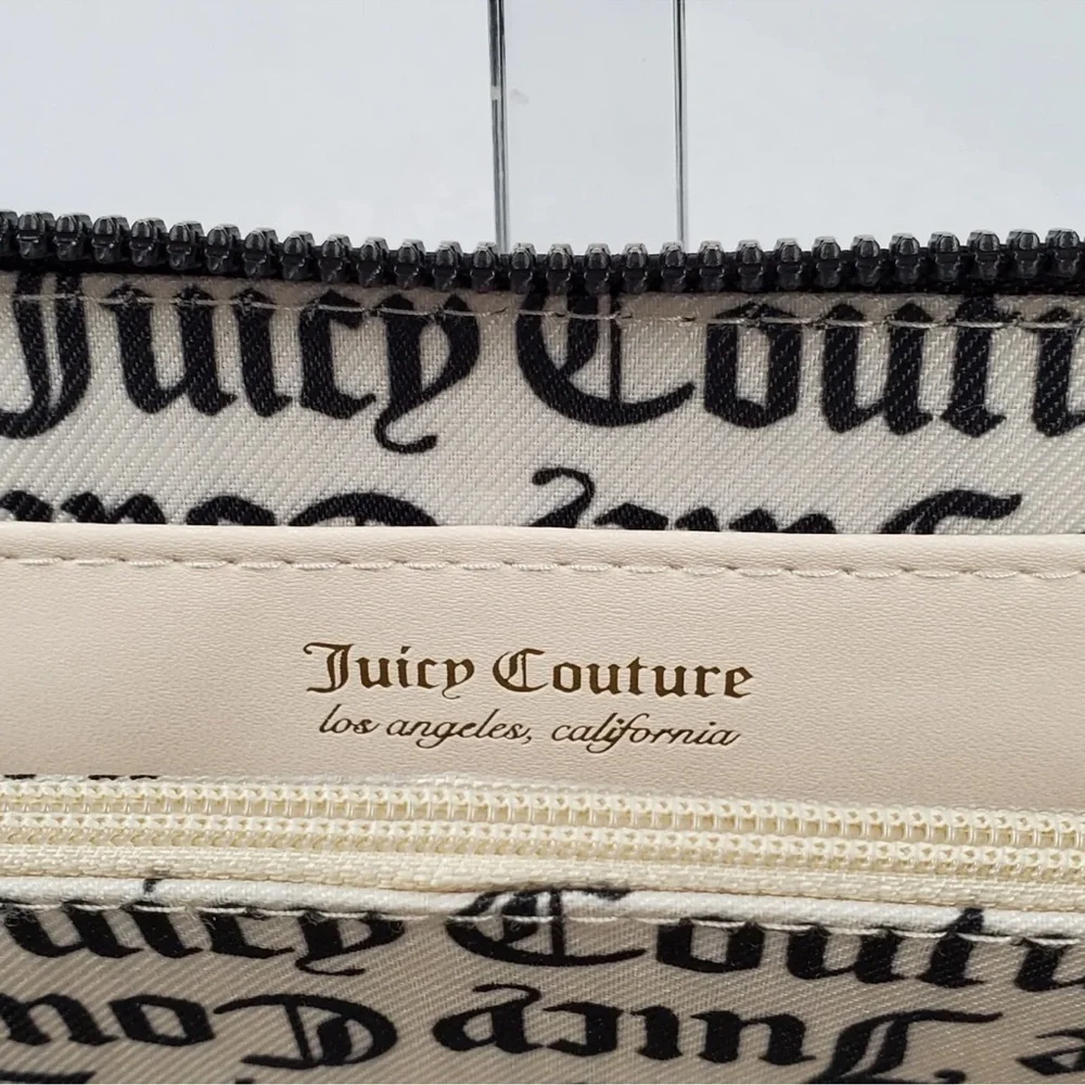 Juicy Couture Black Rainbow Logo Zip Wallet